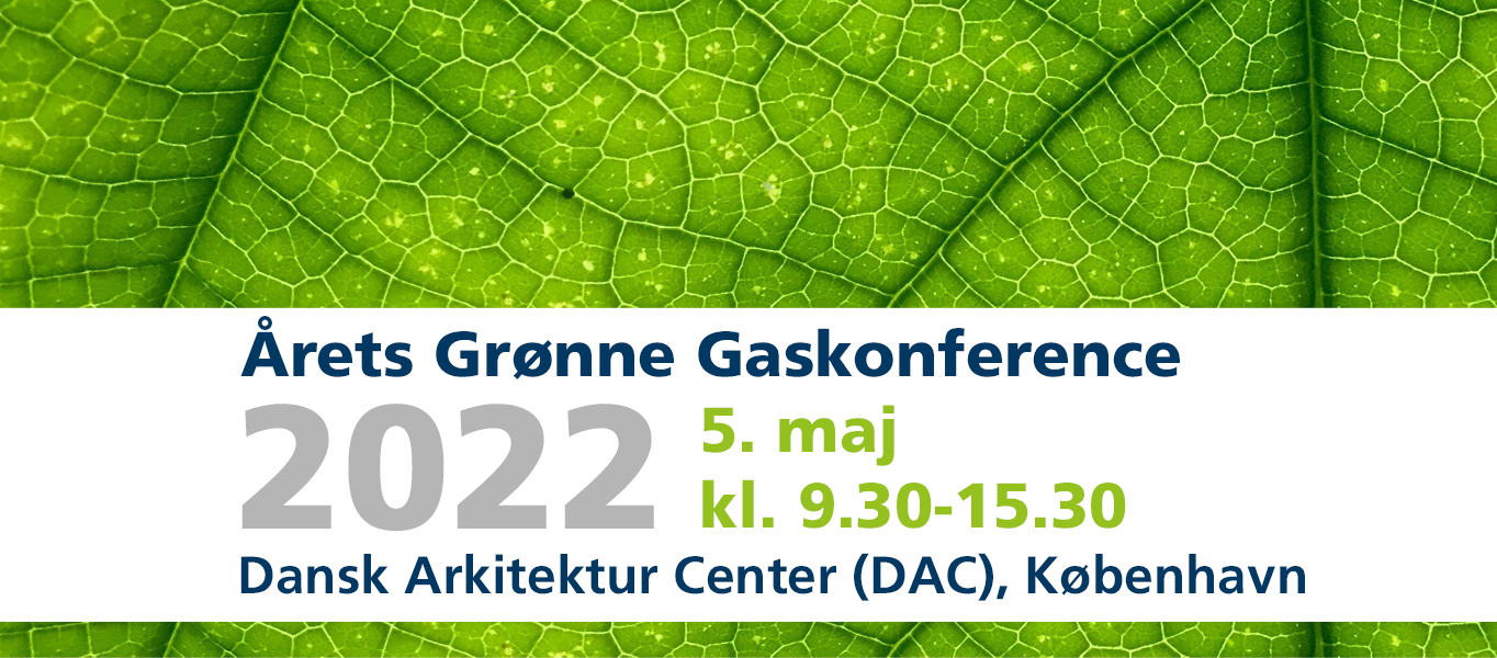 Årets Grønne Gaskonference er flyttet til den 5. maj 2022